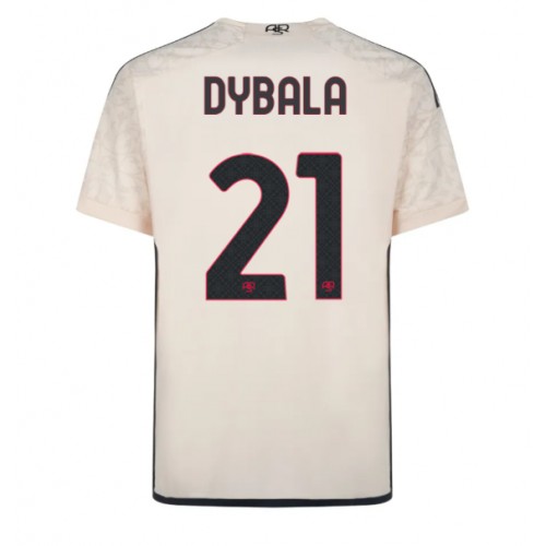 AS Roma Paulo Dybala #21 Gostujuci Dres 2023-24 Kratak Rukav